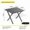 Portable Outdoor Roll-Up Folding Table