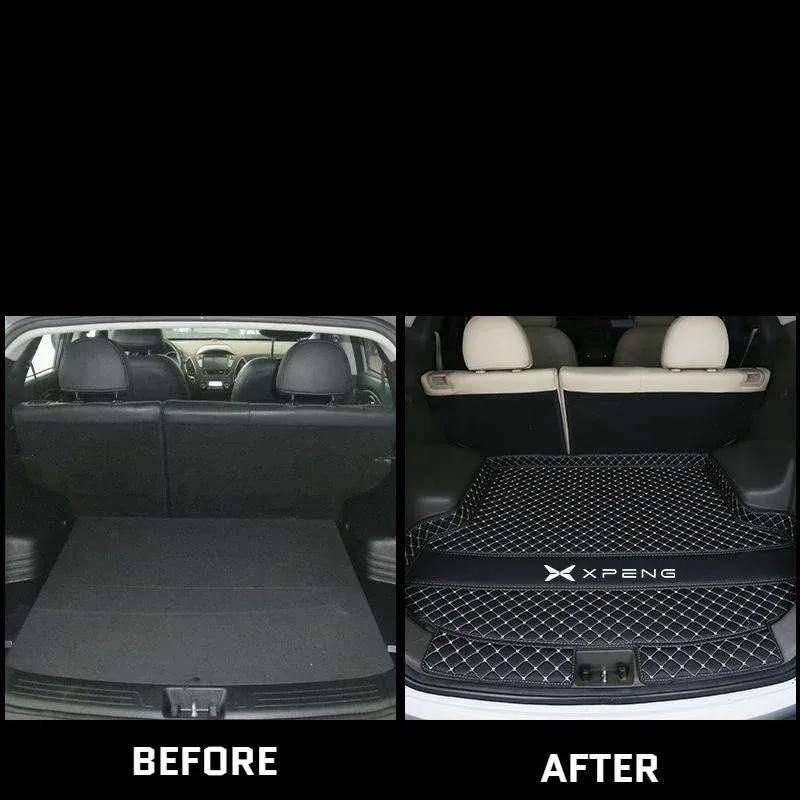 Car Trunk Mat for XPENG G6 XPENG G9 2023 2024 2025 Accessories Main Pad Retrofitting The Special Car Trunk Pad for Interior
