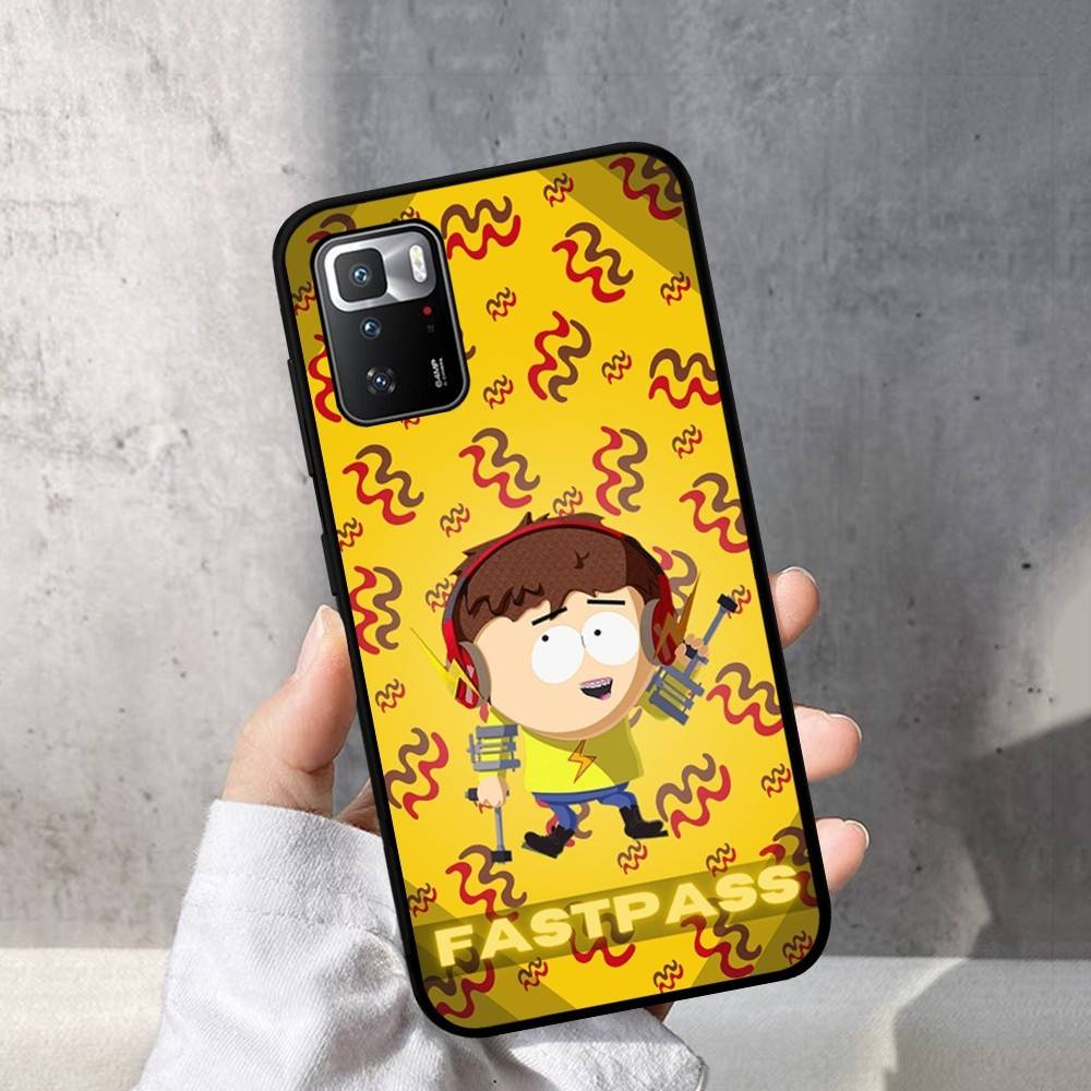 S-South Cartoon P-Park Phone Case For Redmi Note 4 X 5 A 6 7 8 T 9 9S 10 11 11S 11Epro Poco M3 pro