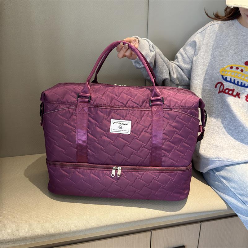 Large Capacity Travel Bag Women's Short-distance Outgoing Luggage Bag Storage Bag Dry And Wet Separate Sports Fitness Handbag