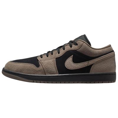 Air Jordan 1 Low Винтажные Баскетбольные Кроссовки Унисекс Коричневый Черный IB7109-005