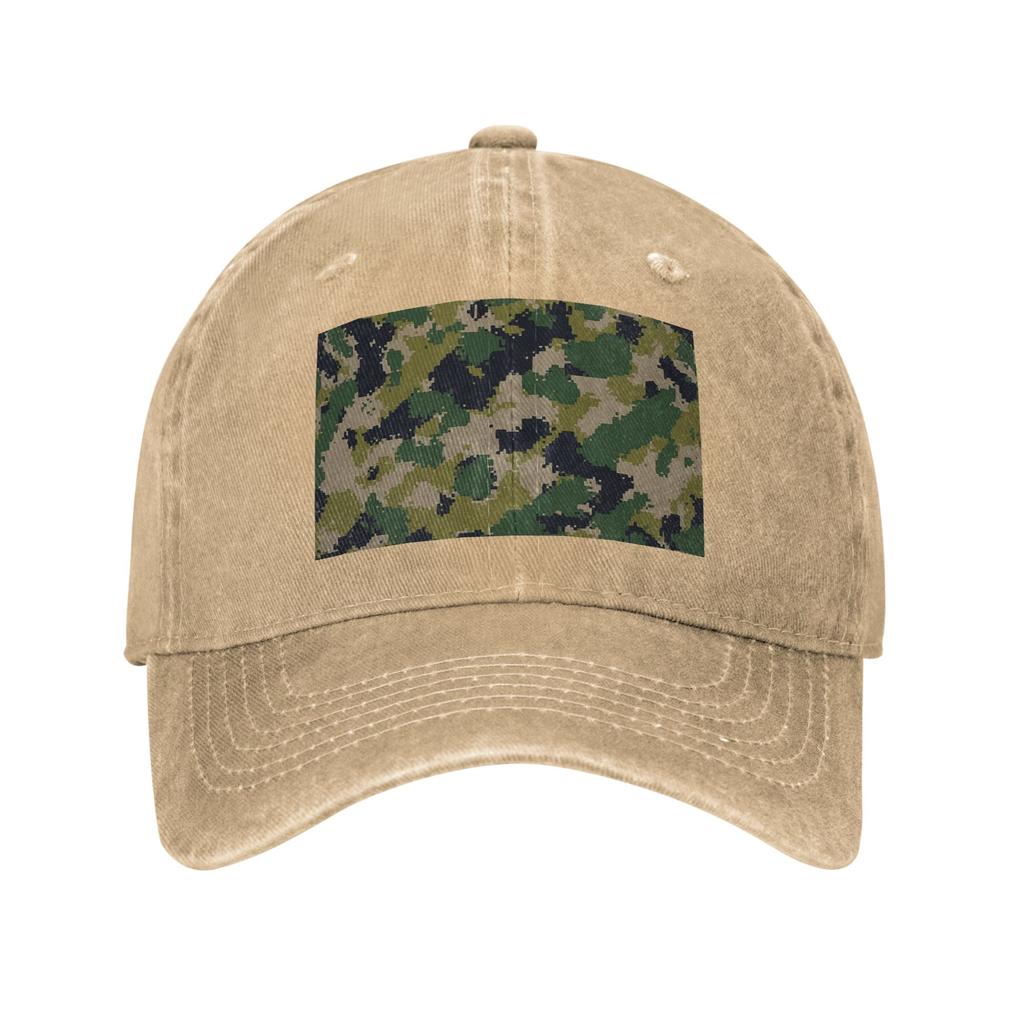 Splintertarn GerUnisex WW2 Camouflage Army Military Camo Denim Cap Casual Baseball Caps Adjustable Hat Summer Unisex Baseball Hats