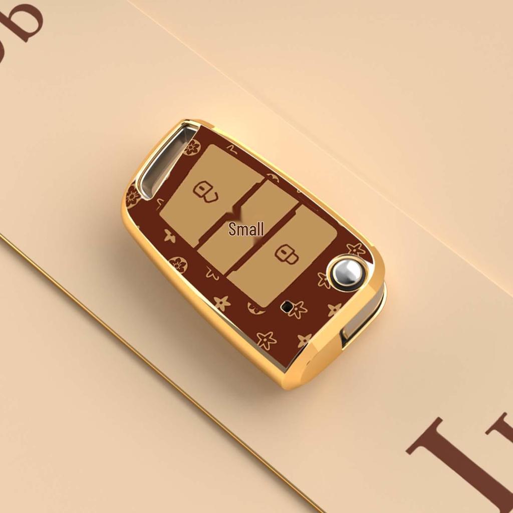 Чехол-брелок для ключей Volkswagen T-Cross, Sagitar, Tiguan L, Lavida, Bora, Golf 7, Lamando