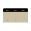 New Smart Home Luxury LED Display WiFi Remote Control  Light Tuya Alexa Home Products Smart Wall Switch