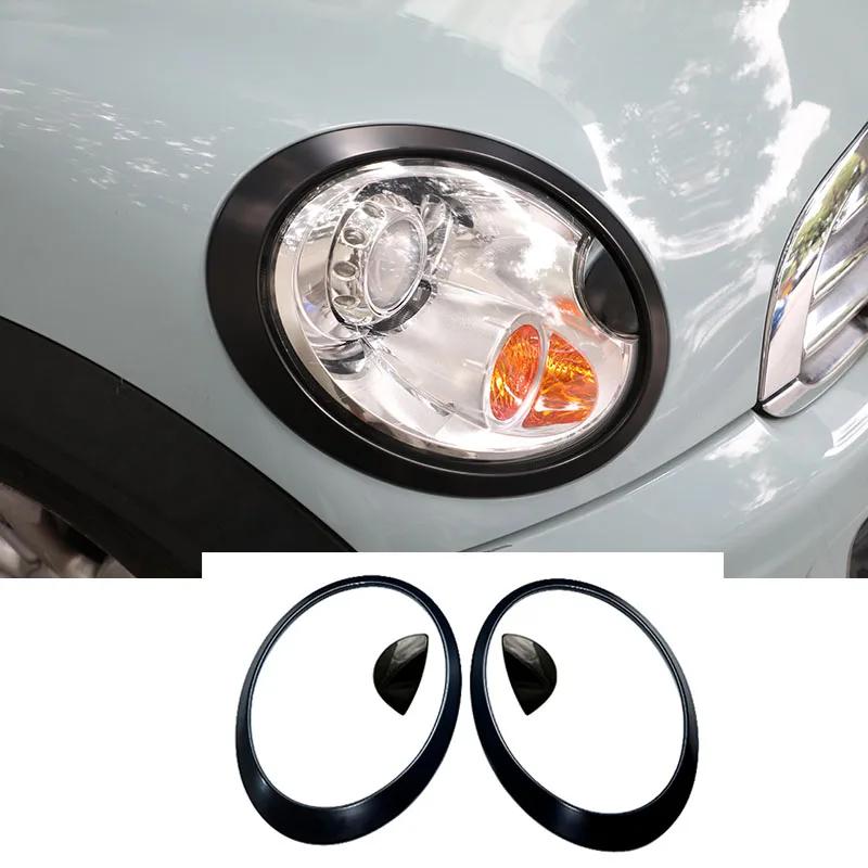 For MINI Cooper/S/ONE R55 R56 R57 R58 R59 (2nd Gen) Black Headlight Surround car accessories sticker