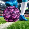 Demon Slayer Printed Size 5 Standard Football, Waterproof PU Training Soccer Ball for Outdoor Sports