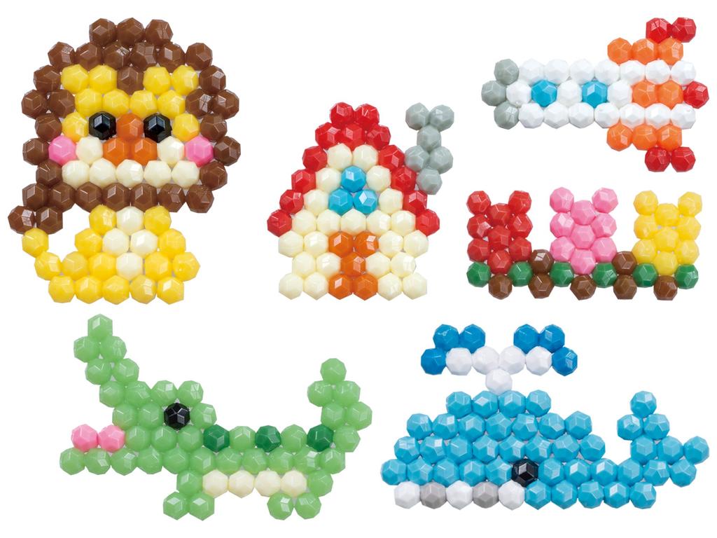 Aquabeads Separate Bead Set [Polygon Beads 16-Color Set] AQ-259 ST Mark Certified Ages 6+ Toy Water Sticks Together Making Toy Aquabeads Epoch Co
