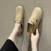 Soft Sole Baotou Slippers Women's 2024 Spring/Summer New Retro Trend Niche High Sense Going Out Fashionable Korean Half Drag