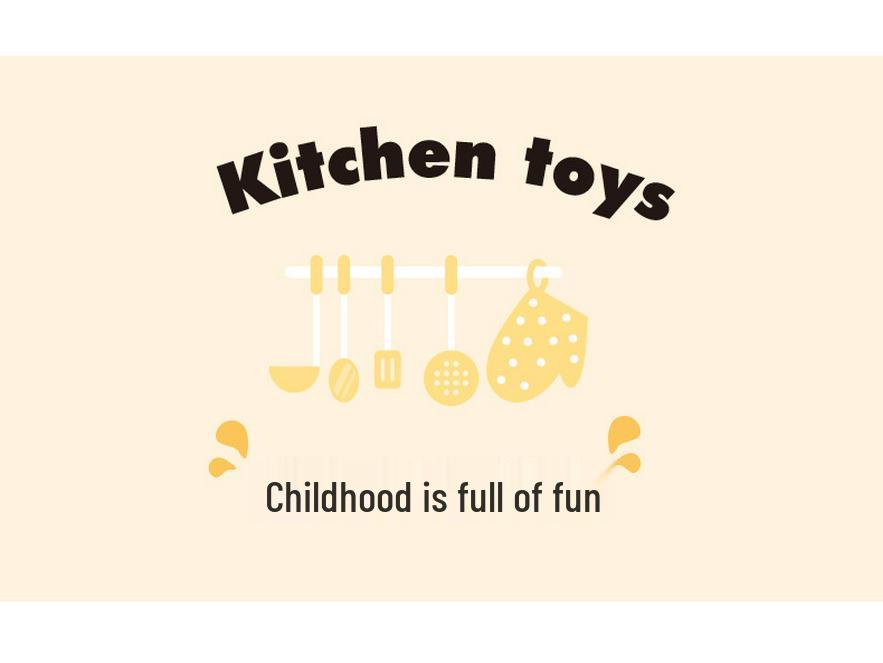 Wooden Dessert Kitchen Set: Pretend Play Cake & Ice Cream Afternoon Tea Toy