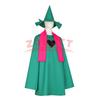 Undertale Ralsei Cosplay Hoodie Cloak Top Deltarune Cosplay Cape Outfit With Hat Scarf Halloween Costume