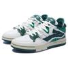 Li Ning Wave Pro Износостойкие Дышащие Низкие Скейтбордические Кроссовки Мужские Белый Зеленый AECS091-1