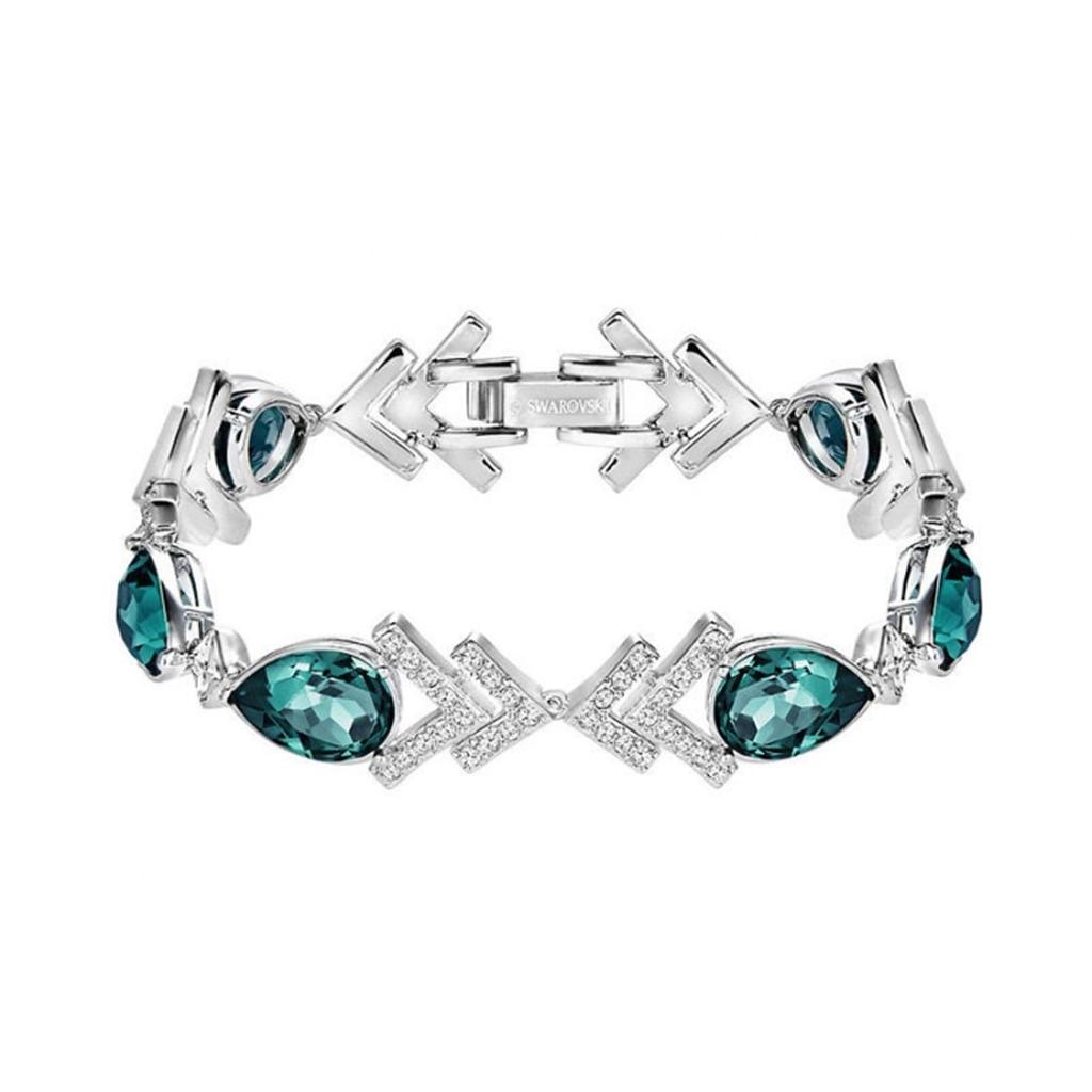 Swarovski Alloy, Artificial Crystal Bracelets Women's Silver 5203794
