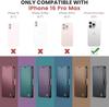 Case for iPhone 16 Pro Max Wallet Case with Card Holder, Kickstand RFID Blocking Magnetic Closure Shockproof Protective PU Leather Case Flip Wallet