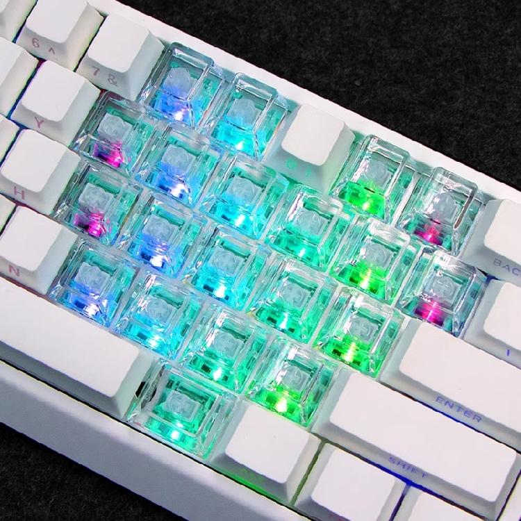 PC Heart Keycaps 21 Keys OEM Height Slip Mechanical Upgrade