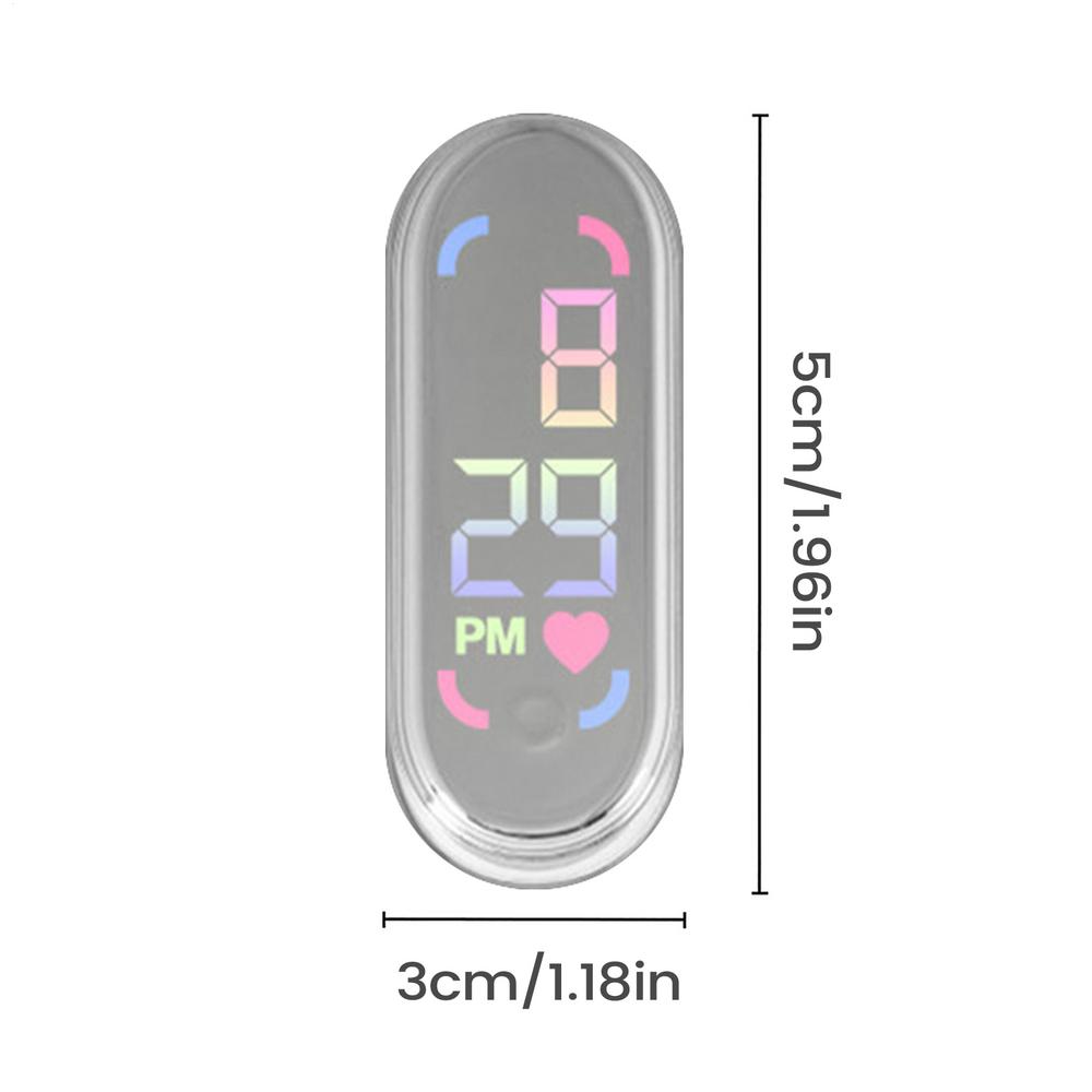 Цифровые часы для автомобиля Водонепроницаемые Часы Время LCD Часы Мини Электронные Подсветка Мотоцикл Автомобиль Часы Цифровые Аксессуары