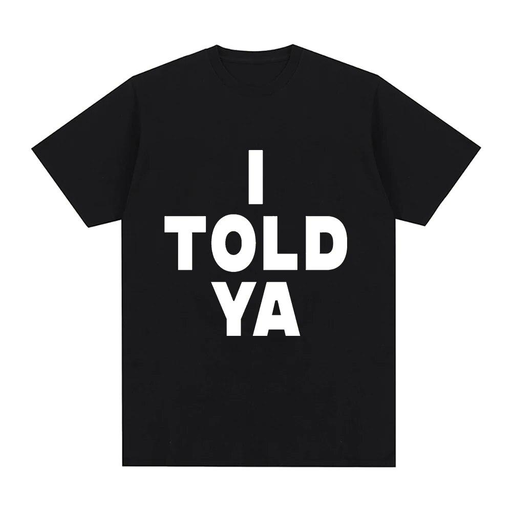 Футболка I Told Ya Challengers ZENDAYA унисекс Harajuku с эстетической графикой Tashi футболка унисекс уличная одежда хлопковые футболки в стиле хип-хоп