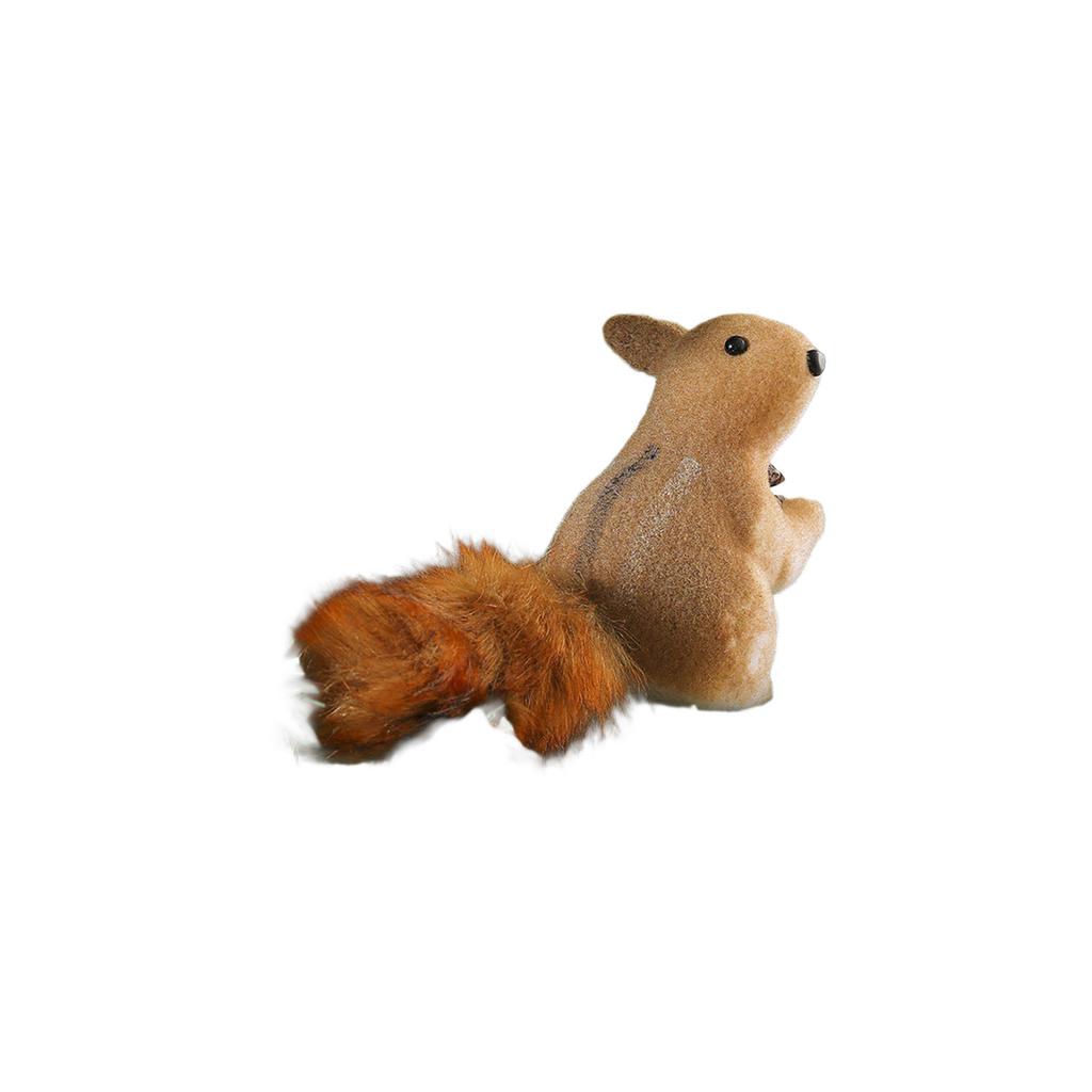 Realistic Squirrel Ornament With Foam Pinecone Christmas Tree Hanging Decoration for Indoor and Outdoor Holiday Party
