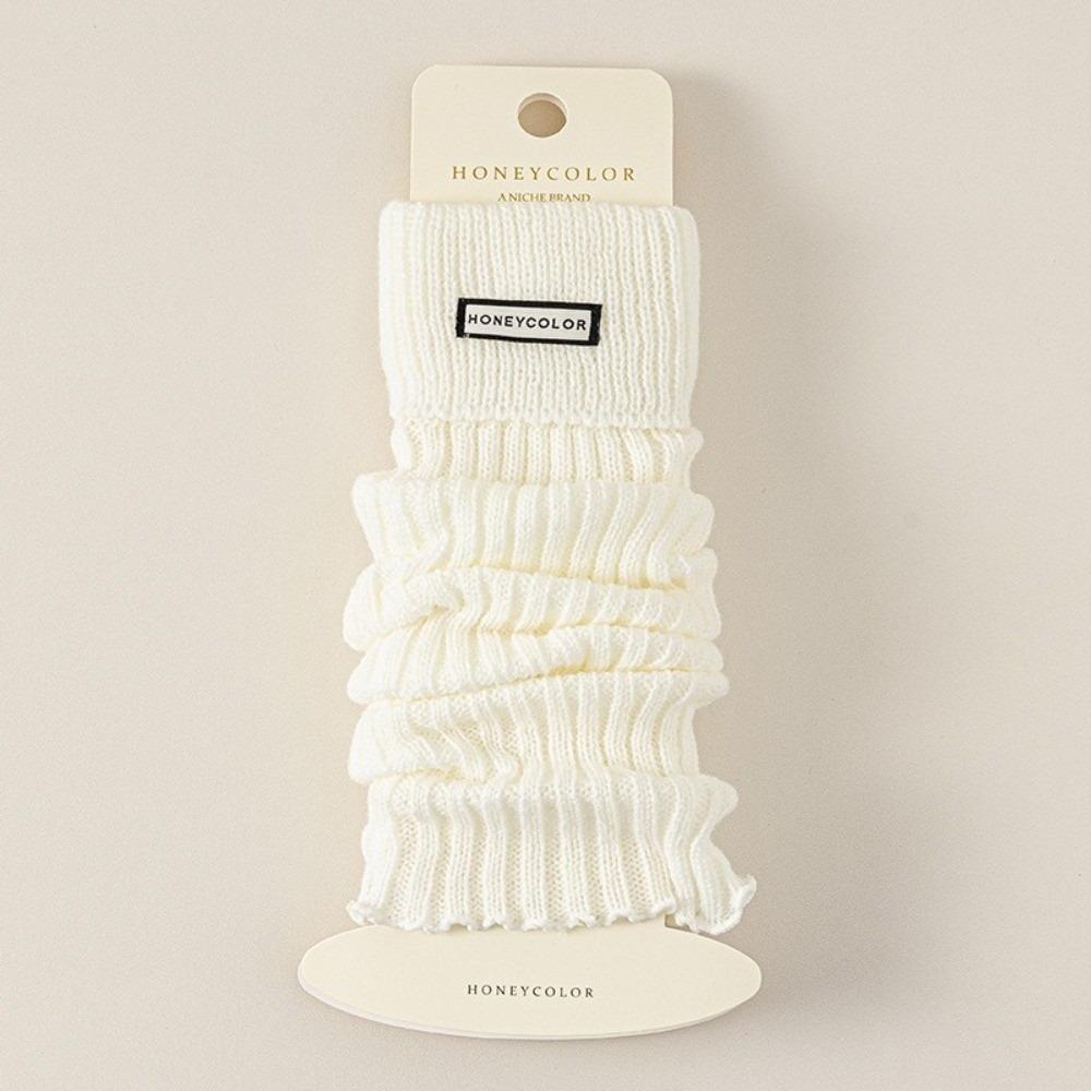 Однотонные носки до середины икры, утолщенные носки средней длины, новые гетры, осень и зима