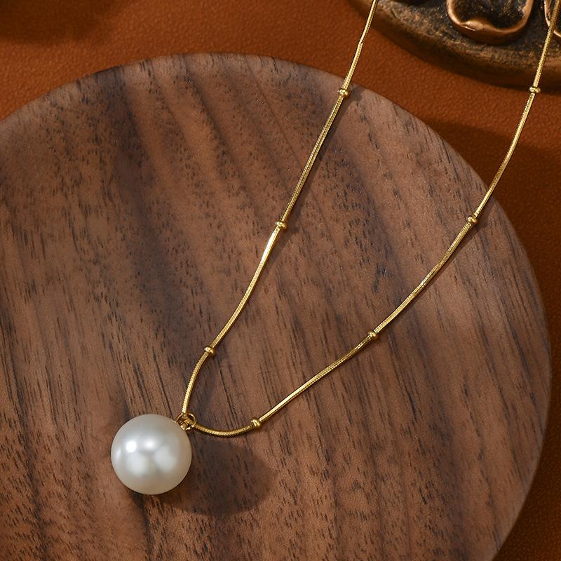 Ожерелья Модный дизайн Жемчужное ожерелье Ins Стильное ожерелье для женщин Подвески Модные винтажные кулоны Ювелирные изделия Популярные аксессуары