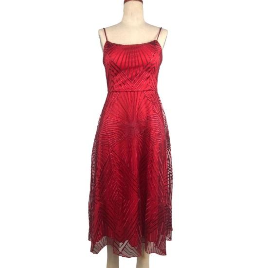 Вечернее платье с V-образным вырезом, А-силуэта, узкое, с высокой талией, на бретельках, платье-комбинация без рукавов и вышивкой для выпускного вечера