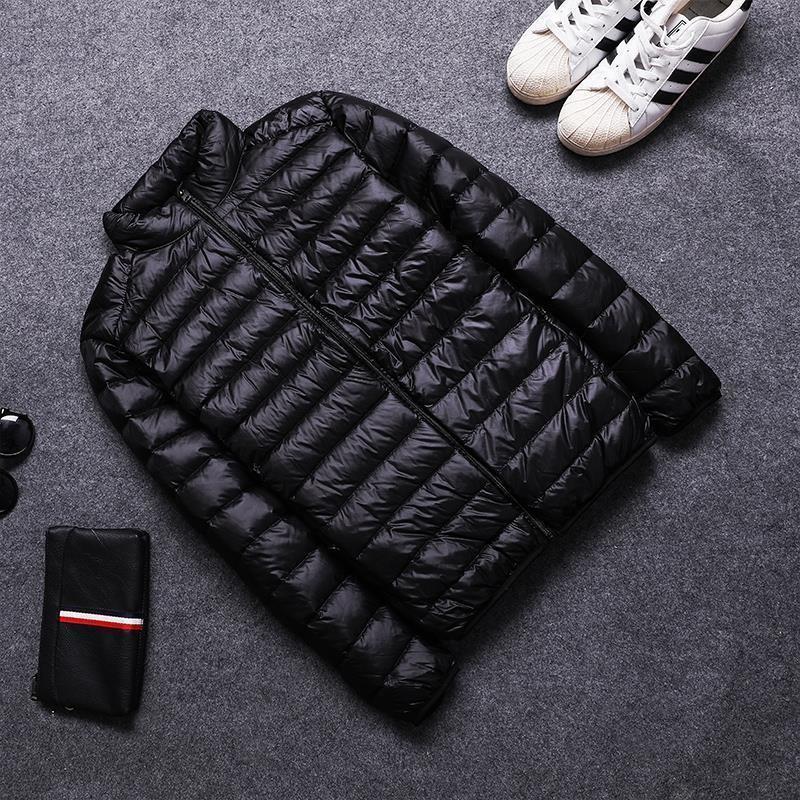 Легкая мужская куртка из хлопка в корейском стиле — облегающая, короткая, большого размера, тренд осень/зима