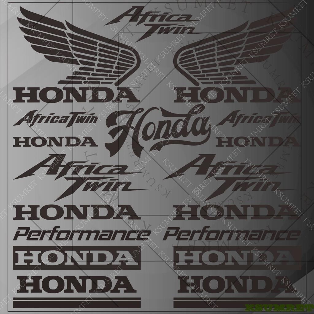 AAADL1 Honda African Twin accessories stickers Motorcycle Sticker Helmet Wing Logo exhaust Performance Waterproof
