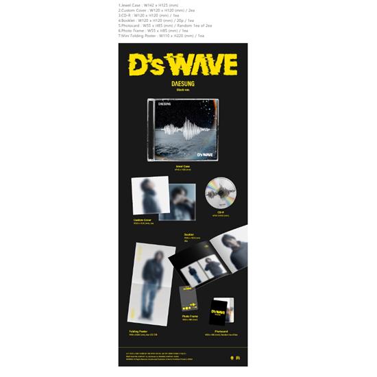 DAESUNG - мини 1-й [Ds WAVE] (Черная версия) - Дата выхода 2025-04-08