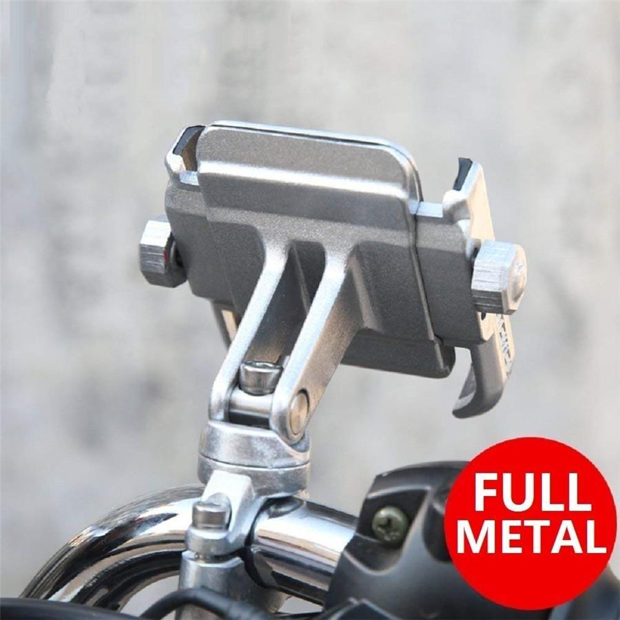Алюминиевое мотоциклетное крепление на руль велосипеда, держатель 360° для GPS, мобильного сотового телефона