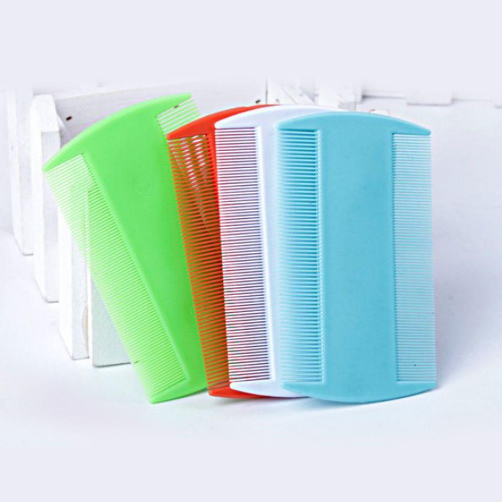 White Double Sided Hair Styling Tools Nit Combs Head Lice Detection Lice Flea Nit Removal Lice Comb