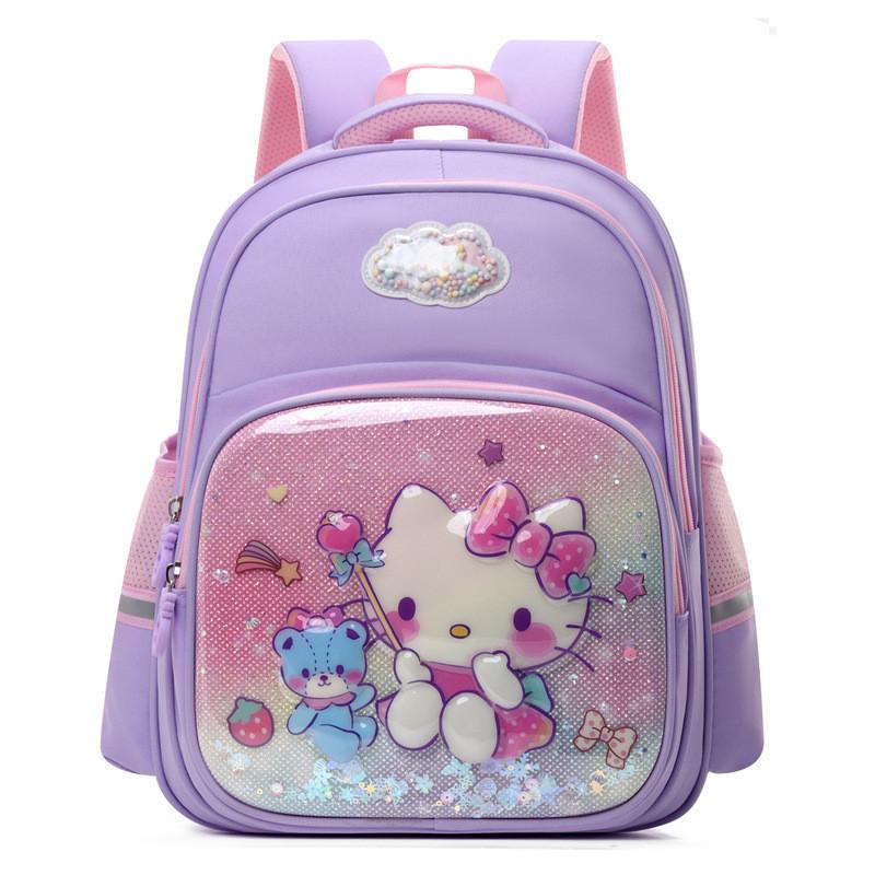 Trendy Cartoon Hard Shell School Backpack For Kids Cute And Stylish Design Durable Nylon Material
