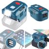 UNIKI 150 Вт Makita DC 18 В в AC AC Двойной USB 200 лм LED Совместимый с литиевыми батареями Makita 18 В и инвертором BL1830, 110-120 В, Розетка, Выход,