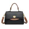 Luxury Leather Women's Shoulder Crossbody Bag Monochromatic Bags Feminine Messenger Bag