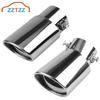 Universal Car Exhaust Muffler Tip Stainless Steel Elbow /Straight Pipe Modified Car Tail Throat Liner Pipe