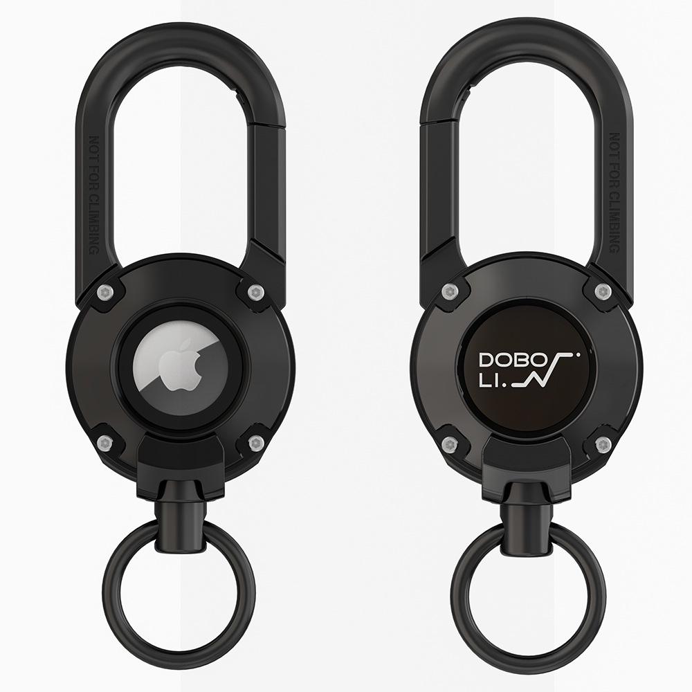 Logo Keychain for AirTag: Protective Anti-Loss Device Case & Key Ring