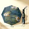 Minion Window 8 Ribs 3Fold Black Glue Uv Protection Umbrella Sun Protection Rainproof Compact Folding Umbrella For Travel Daily Use C9241886