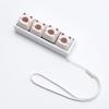 Lightweight Keycap Fidget Keychain Cat Shape Finger Press Keycap Keychain  Fidget Toy