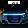 New 12V Start Scan Meteor Dynamic Car Daytime Running Lights LED Car Hood Decorative Light Strip with DRL with Turn Signal