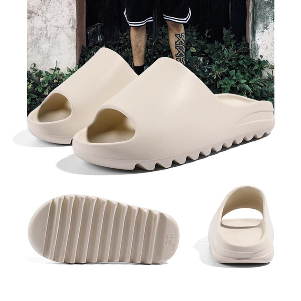 Мужские летние пляжные тапочки, модные уличные домашние мягкие шлепанцы из ЭВА, мужская противоскользящая обувь на толстой зубчатой подошве