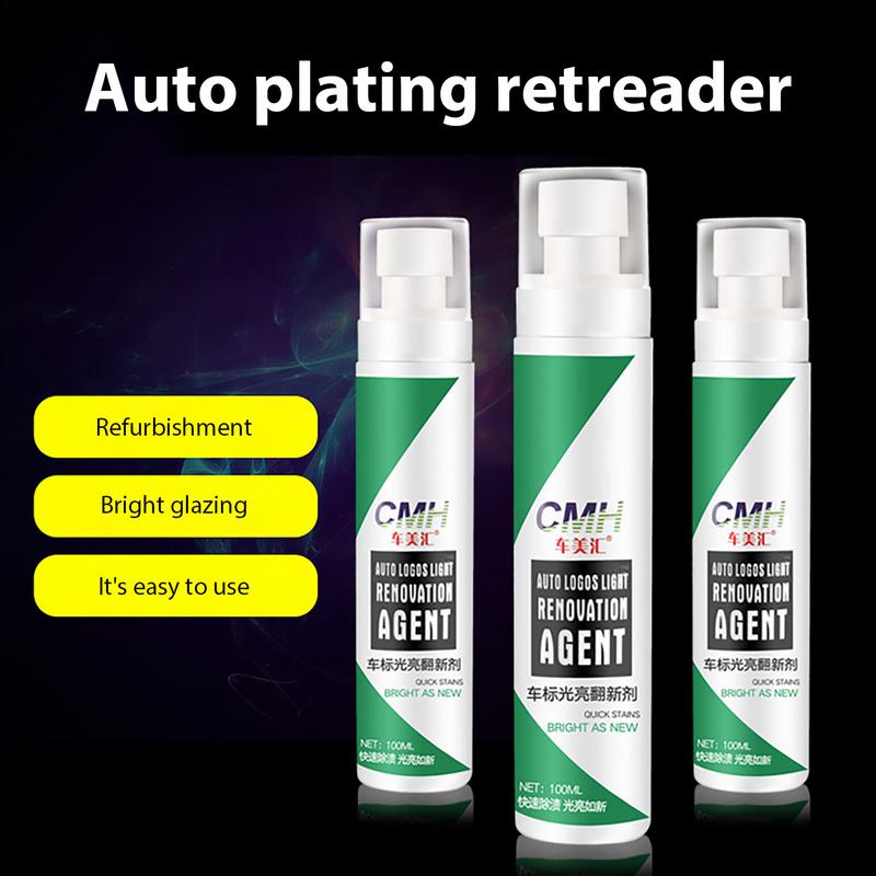 Автомобильный спрей для удаления ржавчины 100 мл, мощная жидкость для восстановления хромированных деталей, многоцелевое средство для удаления ржавчины с окисленного хрома