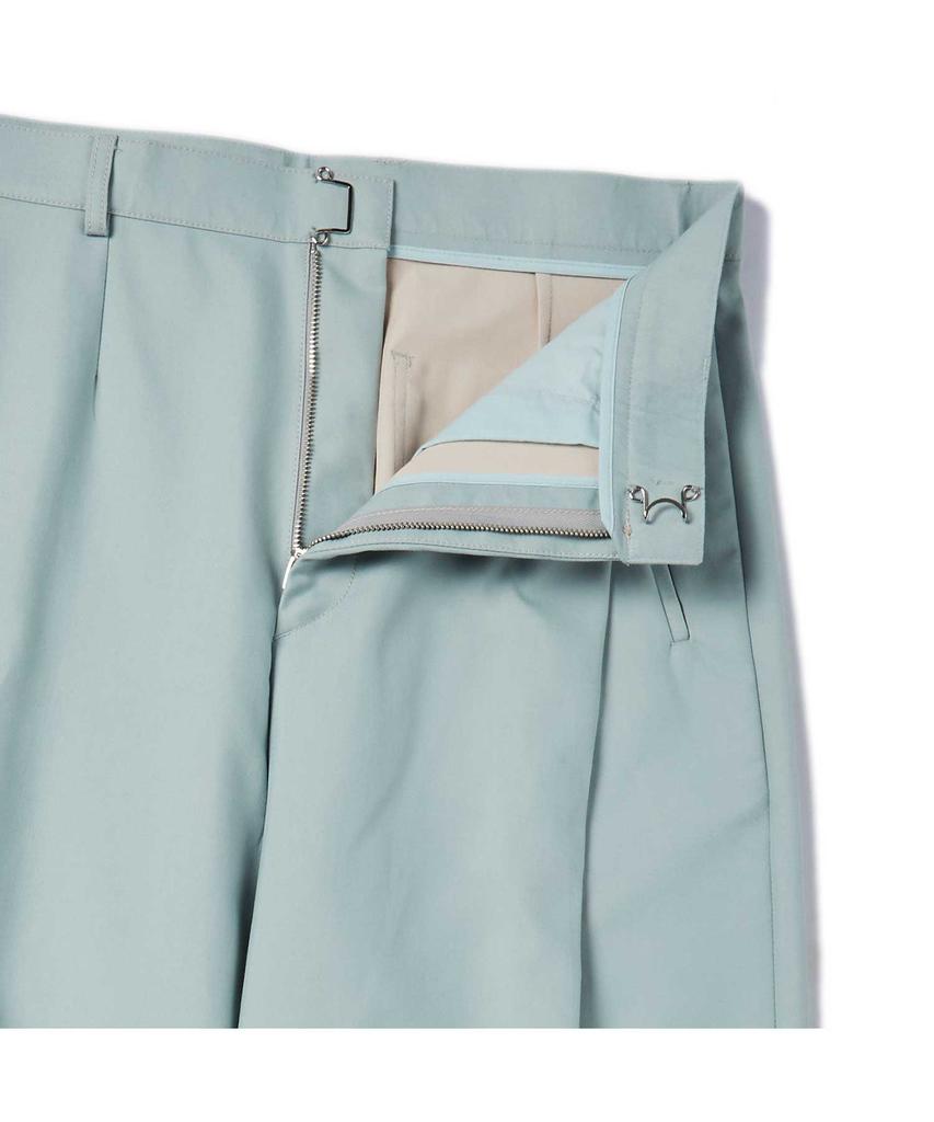 BEYOND CLOSET [Линия Коллекции] Архивная Двухлицевая Ткань Стежковая Деталь Хлопковые Брюки Небесно-Голубые