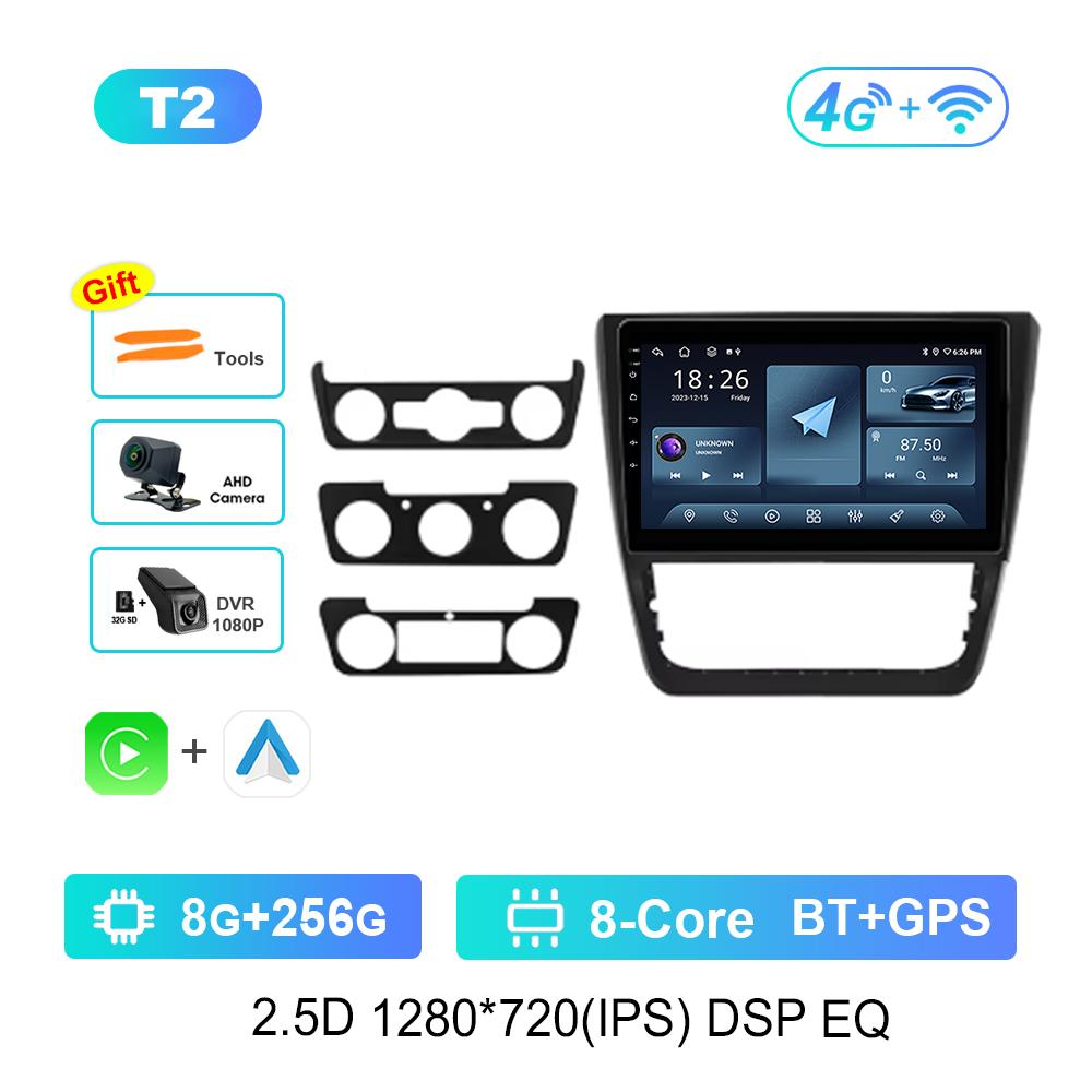 10-дюймовый автомобильный радио мультимедийный плеер для SKODA Yeti 5L 2009 - 2014 GPS Навигация Операционная система Android 4G Bluetooth WiFi DSP Стерео Авто Инструменты
