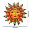 New Metal Sun Wall Decor Friendly Face Funny Wall Art Decoration Sun Flower Hanging Decoration Living Room Bedroom