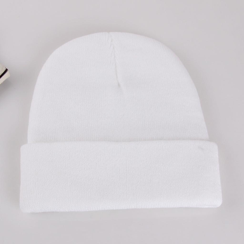 Knit Hat For Adults Winter Warmth Windproof Acrylic Cap For Casual Use