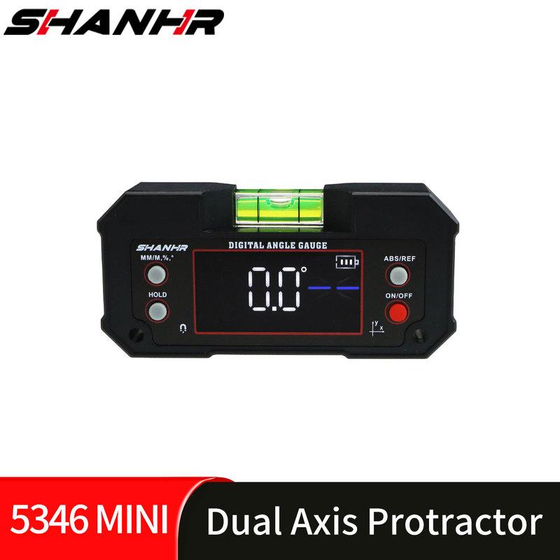 SHANHR Digital Angle Finder with Dual Axis,3-in-1 Digital Angle Gauge Inclinometer with Magnetic Base Dual-Axis Protractor