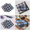 Практичные носовые платки мужские моющиеся решетчатые носовые платки случайных цветов для взрослых коммерческих дел