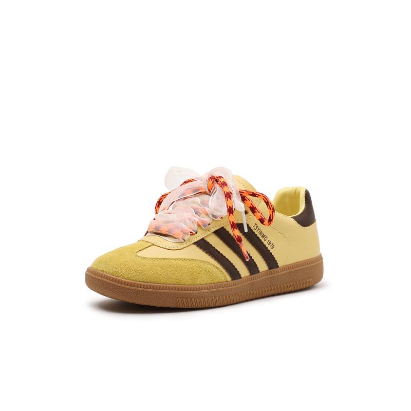 Женские туфли Dexun Retro на шнуровке из натуральной кожи – весна 2025 г., мягкие повседневные кроссовки с подошвой и поверхностью