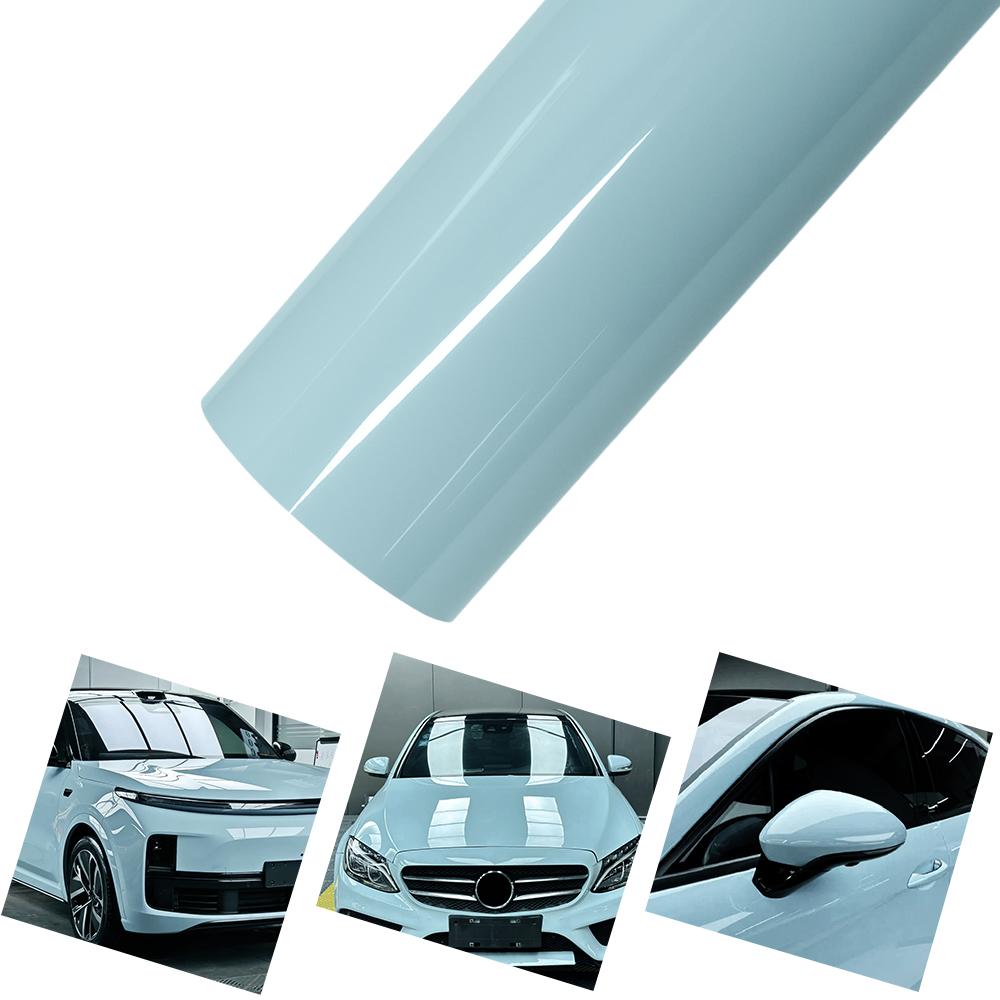 Глянцевая Gulf Blue Высококачественная ПЭТ пленка для автомобиля Виниловая пленка Автовинил Наклейка Мотоцикл Авто Декор Аксессуары Без пузырей