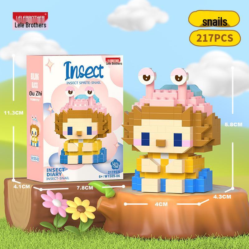 Мультяшные Фигурки Микро-Кирпич Слепой Бокс: Совместимо с LEGO, Образовательные игрушки, Подарки для детей
