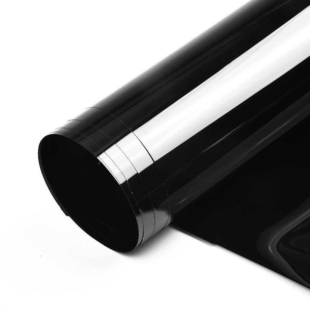 Blackout Static Cling Casement Film For Privacy Protector Block Sun UV Parts New