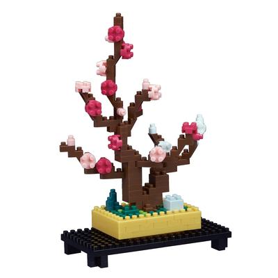 Kawada Nanoblock Бонсай Слива 80мм x 128мм x Цветок, 40мм, NBH_134